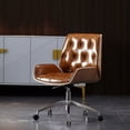 thumbnail image 4 of Swivel Computer Office Chairs Cushion Design Work Study Rolling Leather Chair Dining Accent Chaises De Bureau Home Office T50BY My Lux Decor Round, 4 of 23