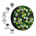 thumbnail image 4 of Fotbe Soccer1 Funda de Llanta de Repuesto con Estampado, Engrosada, Ajuste Universal para Jeep, Remolque, RV, SUV, Camión-17 inch, 4 of 6