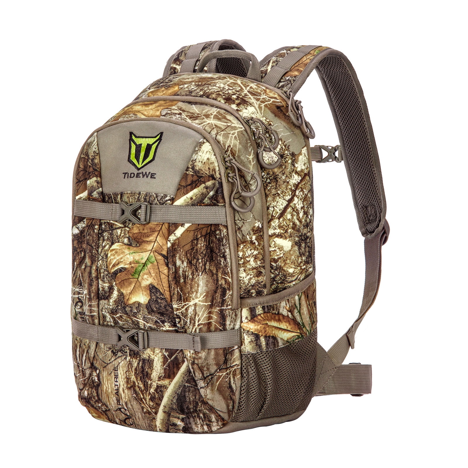 TIDEWE Hunting Backpack with Waterproof Rain Cover, 25L Realtree Edge