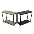 thumbnail image 7 of Eccostyle Rustic Bamboo Steel Entryway Table, Brown Matte, 7 of 7