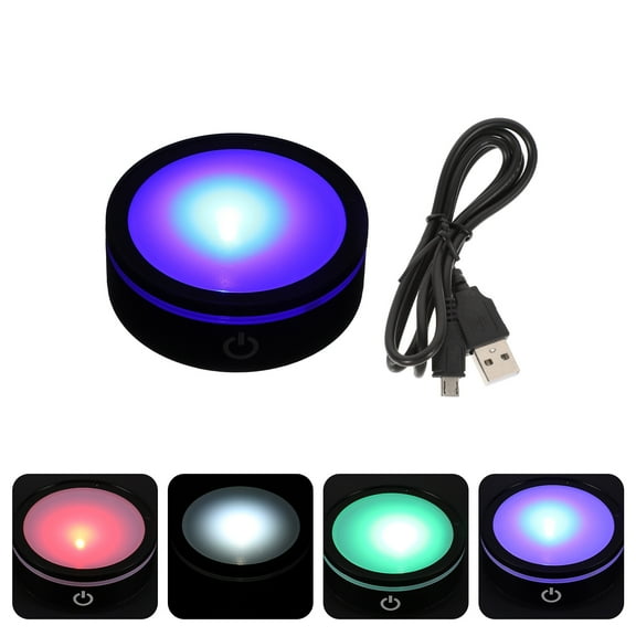 MLINS Black Plastic Lamp Base with Touch Sensor for Home Use and for Bedroom or Office Table