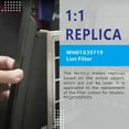 thumbnail image 3 of WH01X35719 Foam Lint Filter - Compatible with GE Dryer & GE Profile Washer Dryer Combo - Replacement for All-in-One Washer Dryer Models (2 PACK), 3 of 7
