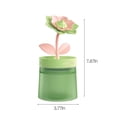 thumbnail image 3 of Dsseng 260 ML Mini Cute USB Humidifier With Light  Quiet Cool Mist Humidifier For Bedroom And Office  Flower Plants Shaped  Easy To Clean, 3 of 7