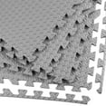 thumbnail image 2 of Xspec  3/8" Thick 100 Sq Ft Steel EVA Foam Floor Exercise Gym Mats 25 pcs, Grey, 2 of 8