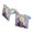 Silver, variant on DC Super Hero Girls Supergirl Square Cufflink Set - Silver or Gold