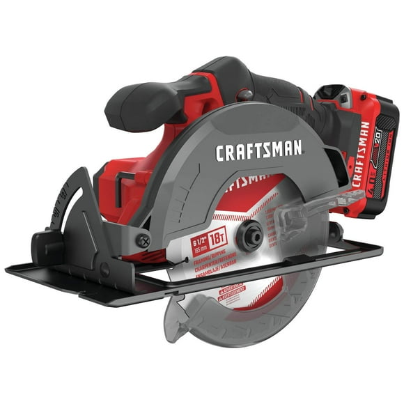 Sierra circular CRAFTSMAN V20 CMCS500M1 de 6-1/2 pulgadas con batería