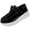 Black, variant on Loafers for Women Platform Work Loafers Shoes Oxford-Inspired Lace Up Shoes with Memory Foam Non-Slip Sole Suede Upper for Casual Office Walking