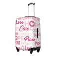 thumbnail image 2 of Balery Breast Cancer Pink Ribbons Awareness (2) Luggage Cover Protector, Scratch And Dirt Resistant, Fits 18-32 Inch Luggage - Medium, 2 of 9