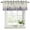 Purple Beige, variant on Eucalyptus Lavender Curtain Valances for Windows, Kitchen Valance Window Treatments Panel 2 Pack, Botanical Watercolor Flowers Leaves Rod Pocket Short Curtains for Bathroom Bedroom 42 x 18 Inch