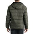 thumbnail image 3 of INSPIRE CHIC Outdoor Coat for Men's Winter Puffer Down Packable Full-Zip Padding Hood Jacket XL Green, 3 of 6