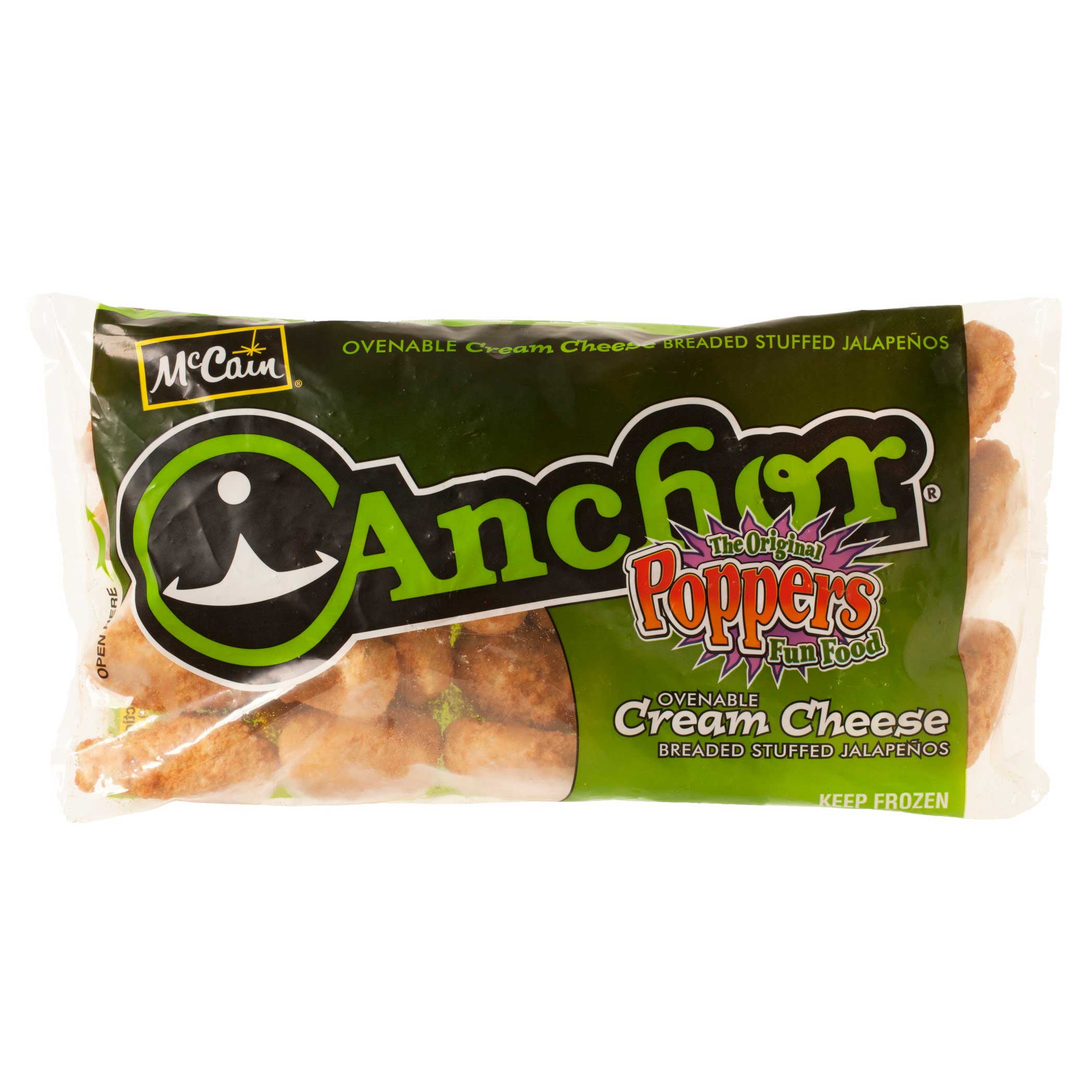 McCain Poppers Breaded Ovenable Cream Cheese Stuffed Jalapeno