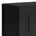 thumbnail image 6 of Connaught 51 inch Wide Solid Wood Traditional Storage Bench Trunk in Black, 6 of 11