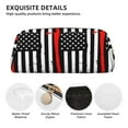 thumbnail image 5 of Goofa Firefighters USA Flag Pattern Leather Pencil Case, Pencil Pouch, Pencil Bag, Pen Case, Pen Pouch, Pen Bag, Pencil Pouches, Pencil Bags,College Pencil Case, 5 of 7