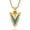 A3, variant on Arrowhead Necklace Men Women, Mens Turquoise Necklace, Crushed Turquoise Celtic Knot, Mens Western Necklace, Arrow Head Necklaces for Men, Protection Gift