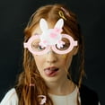 thumbnail image 2 of CIMAXIC Party 2pcs Adorable Easter Glasses Frame For Easter Parties And Photo Booth Props Easter Party Glasses Funny Cartoon Glasses Bunny Eyeglasses Bunny Ear Eyeglass Frame, 2 of 5