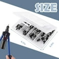 thumbnail image 3 of 6 Sizes of Aluminum Blind Rivets, Popular Rivet Classification kit (Black, 180psc per Box), 3 of 7