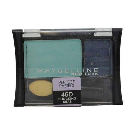 Pastel Shadow - Expert Wear Eye Shadow, Perfect Pastels, Shocking Seas 45d, 2 Ea, Maybelline New York Eye Shadow By Maybelline New York From USA