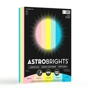 Astrobrights Colored Cardstock, 8.5" x 11", 65 lb./176 gsm Sprinkle Assortment, 250 Sheets