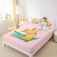 thumbnail image 3 of Erosebridal Cute Kawaii Capybara Bed Sheets For Capybara Lovers Bed Sheets,Orange Fruit King Sheets For Kids Girls 4pcs, 3 of 6