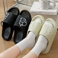 thumbnail image 3 of Cute Cat Slippers Summer Women Home Shoes Bath Thick Platform Non-Slip Slides Indoor Outdoor, 3 of 11