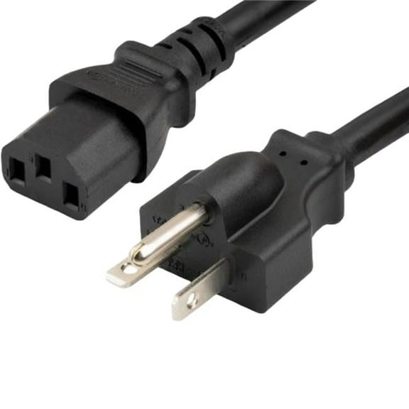 3 ft. 14 AWG 15A 250V Power Cord