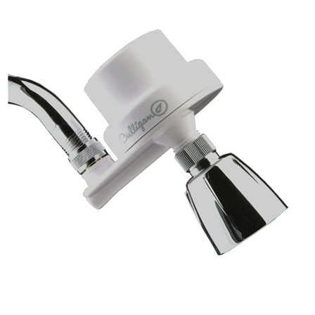 Culligan ISH-100 White Inline Shower Filter - Easy to Install Using Existing Showerhead, No Tools Required