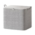 thumbnail image 1 of Bolsas de almacenamiento DcGZvy para ropa con cremallera, contenedores de almacenamiento de tela no tejida de gran capacidad con asa, cestas de almacenamiento para colchas móviles, contenedores de, 1 of 6