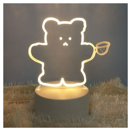 

3D Visualization Lamp Small Cute And Lovely 3D Usb Desk Lamp Night Light