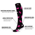 thumbnail image 3 of Neon Everyday Wear Knee High Compression Socks - 3 Pair, 3 of 6