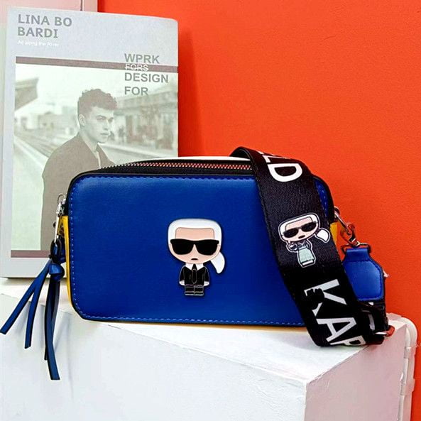 2023 nuevo Karl Lagerfeld hombro Crossbody Pu pequeño bolso cuadrado al por mayor