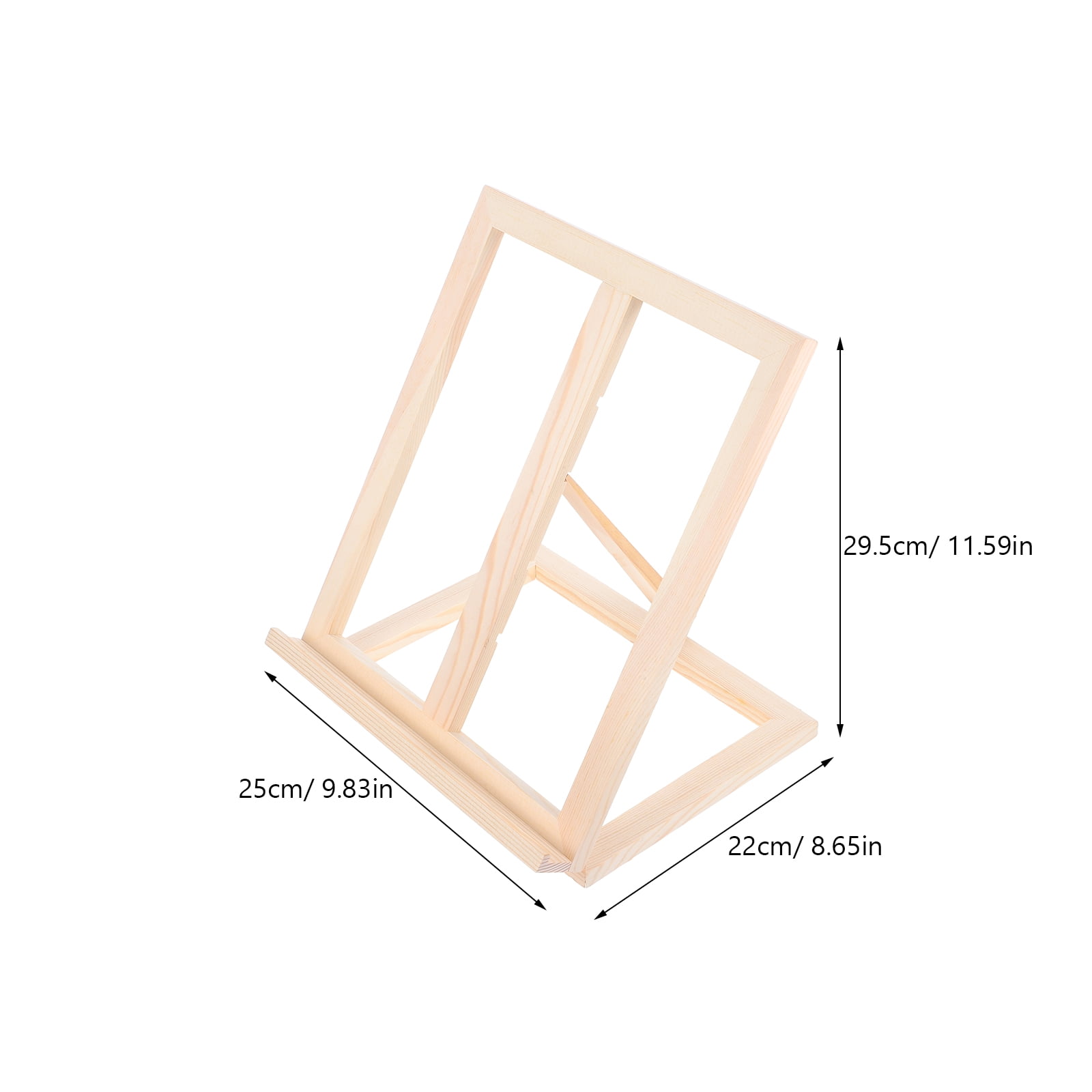 Raindrops  Easel Stand for Books Adjustable Wood Painting Student Khaki