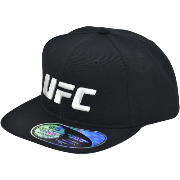 Gorra de Béisbol UFC 6 Paneles para Adultos con Ajuste Snapback Negra