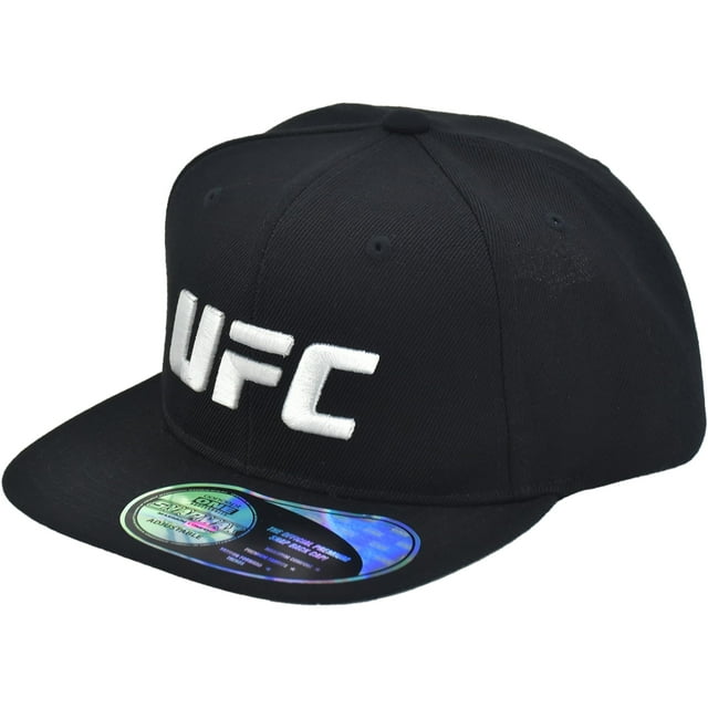 Gorra de Béisbol UFC 6 Paneles para Adultos con Ajuste Snapback Negra