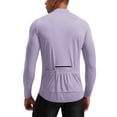 thumbnail image 6 of Long Sleeve Shirts for Men Quick Dry Tech Stretch Lightweight T-Shirt Zipper Sun Protection Athletic Shirts for Hiking,Purple Pink,XL, 6 of 6