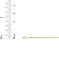 thumbnail image 2 of Floreo 10k White Gold 1mm or 1.3mm Singapore Chain Necklace, 2 of 2