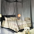 thumbnail image 4 of Costway 4 Corner Post Bed Canopy Mosquito Net Full Queen King Size Netting Bedding Black, 4 of 8