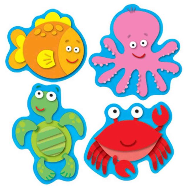 Pegatinas Carson Dellosa Education Sea Life Shape x96