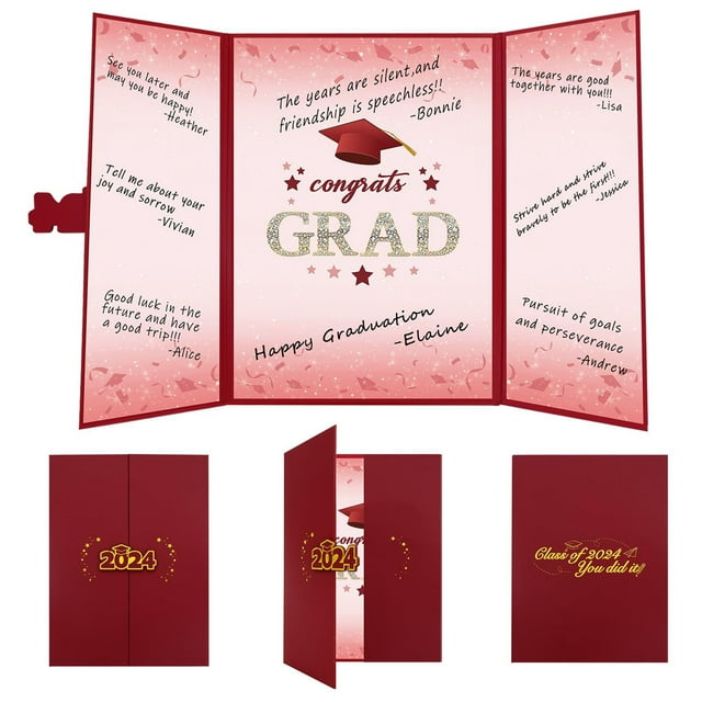 High School Graduation Gifts 2024 College High School Graduation Signed Memorial Book Graduation Party Classmates Signed Guestbook College Graduation Gifts