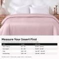 thumbnail image 6 of California Design Den King Size Duvet Cover - 400 Thread Count, 100% Cotton Sateen, Comforter Cover - Pink, 6 of 9
