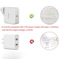 thumbnail image 2 of Convertidor De Pd Convertidor de adaptador de cable de carga USB tipo C PD para Surface Pro 3 4 5 6 7, 2 of 5