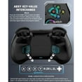 thumbnail image 4 of Wireless Gaming Controller Compatible with iPhone/iPad/Tablet, Joystick for iOS/Android, Features Macro Buttons, Hall-Rocker, Hall-Trigger-Black, 4 of 7
