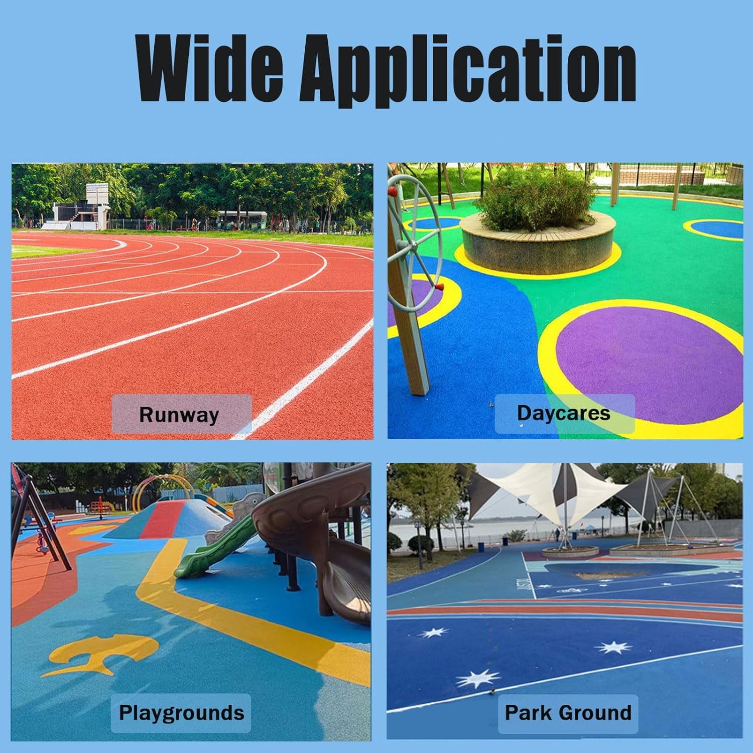 Rubber Mulch for Landscaping, Kindergarten, Outdoor Park, School, Sports Tennis Court, Pitch Rubber Granules Running Track Material Playground Mulch (Dark Green, 2 Pounds)