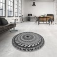 thumbnail image 4 of Ahgly Company Machine Washable Indoor Rectangle Transitional Charcoal Black Area Rugs, 2' x 3', 4 of 7