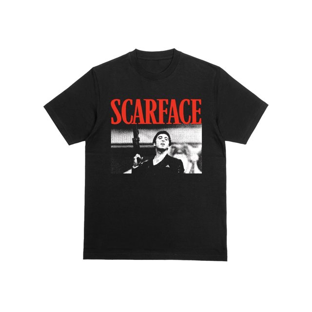 Camiseta de manga corta con gráfico vintage inspirado en Scarface, 100 % algodón, ajuste cómodo, para todas las estaciones. Ideal para adultos, hombres, mujeres, adolescentes, jóvenes y uso informal.