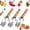 3pcs, variant on Triangle Watermelon Cutter, Triangle Fruit Slicing Knife, Stainless Steel with Wooden Handle - Melon Slicer, Fruit Cutter for Kitchen Gadgets, for Watermelon, Cantaloupe, and More (1pcs)