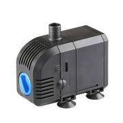 Pond H2O Submersible Pond Pump with Maximum Flow Rate of 290 Gallons Per Hour, Small Water Garden Pond Fountain Pump for Fish Tank, Hydroponics, Aquaponics, Fountains, Water Features and Aquariums