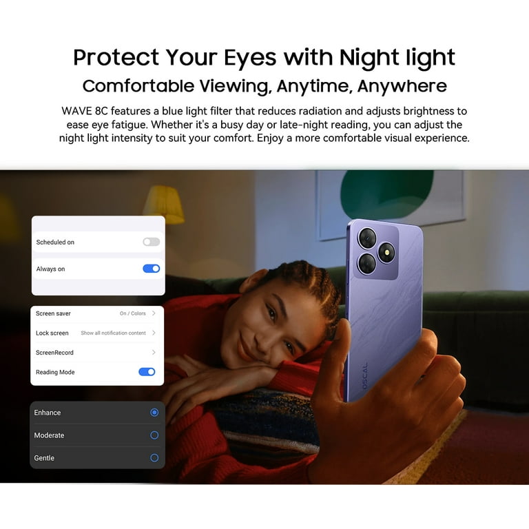 Blackview Unlocked Smartphone Wave 8C 6GB RAM 64GB ROM 6.5