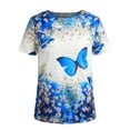 thumbnail image 3 of ORQ Women Fashoin Graphic Tees Summer Short Sleeve Crewneck Pullover T-Shirts, 3 of 4