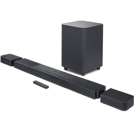 Restored JBLBAR1300BLKAM-Z 11.1.4 ch Dolby Atmos Soundbar System (Refurbished)