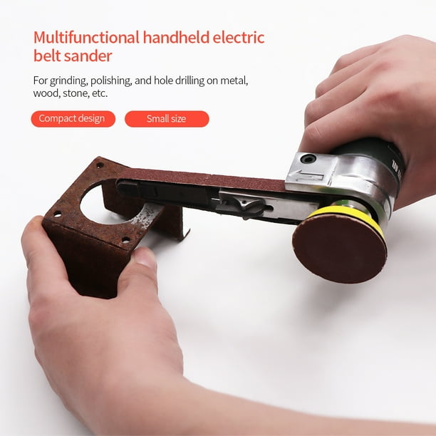 FlyFlise Electric Belt Sander Mini Belt Sander Electric Grinder Small Walmart